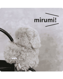 Plišana igračka robot Mirumi - siva