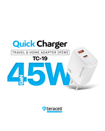 Home Charger Teracell Evolution TC-19 PD+QC 45W