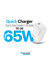 Teracell Evolution TC-20 PD 65W Home Charger