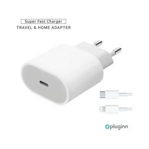 Kućni Punjač Pluginn AJ-20 A2347 EMC3621 PD Fast 20W za iPhone (PD-Lightning) CE