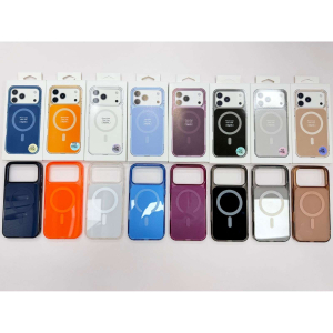 Чехол KNIT MagSafe Clear Halo для iPhone iPhone 18 Pro Max (Компатибелен с 17 Pro Max) Синий