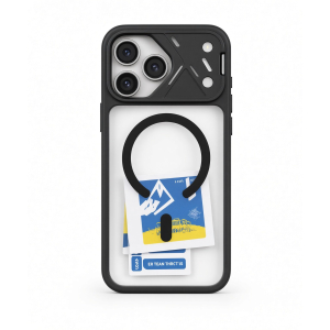 Futrola KNIT TECHNO Cover Magnetic iPhone 18 Pro Max(Kompatibilna sa 17 Pro Max) Crna
