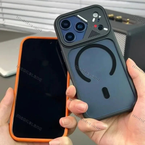 Чехол KNIT TECHNO Cover Magnetic iPhone 18 Pro Max (Совместим с 17 Pro Max) Черный