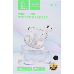 Bluetooth slušalice TWS Denmen DL33 - bijela !!!Akcija!!!