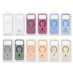 Futrola KNIT FRAME Magnet Origin iPhone 18 Pro (Kompatibilna sa 17 Pro) Plava