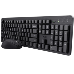 Bežična tastatura i miš wireless Trust Ody II US - crna
