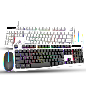 Tastatura i miš Combo Monster KM1-Pro - bijela